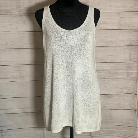 Women Knit Casual V Neck Cami Shirts Size Large - Picture 2 of 6
